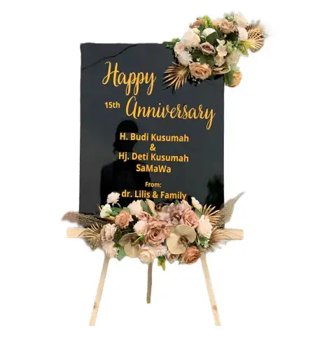 Papan Bunga Akrilik Bugelan